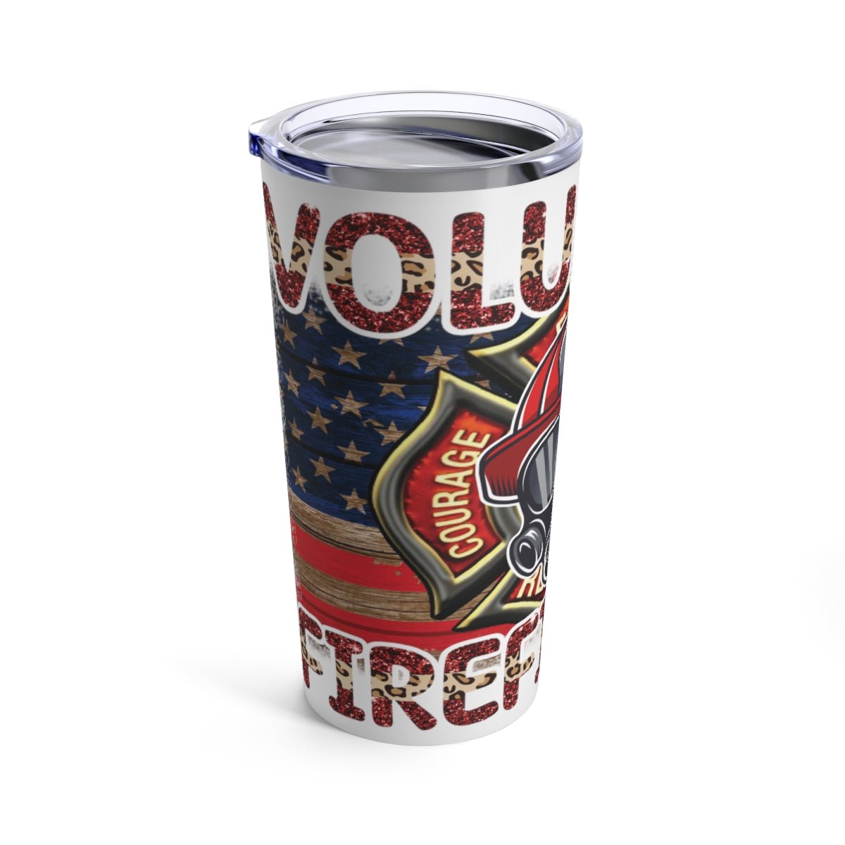 Volunteer Firefighter USA Tumbler 20oz