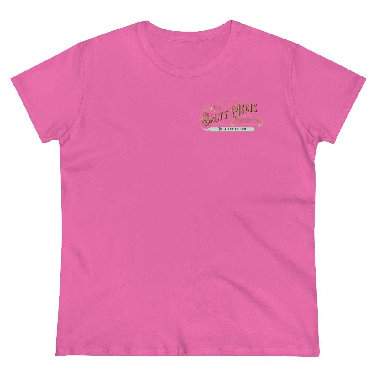 We Will Never Forget Women's Midweight Cotton Tee Azalea