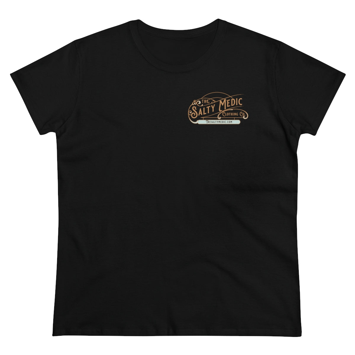 We Will Never Forget Women's Midweight Cotton Tee Black