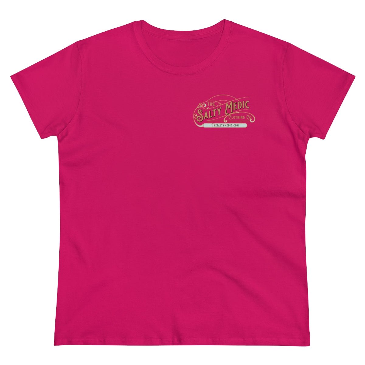 We Will Never Forget Women's Midweight Cotton Tee Heliconia