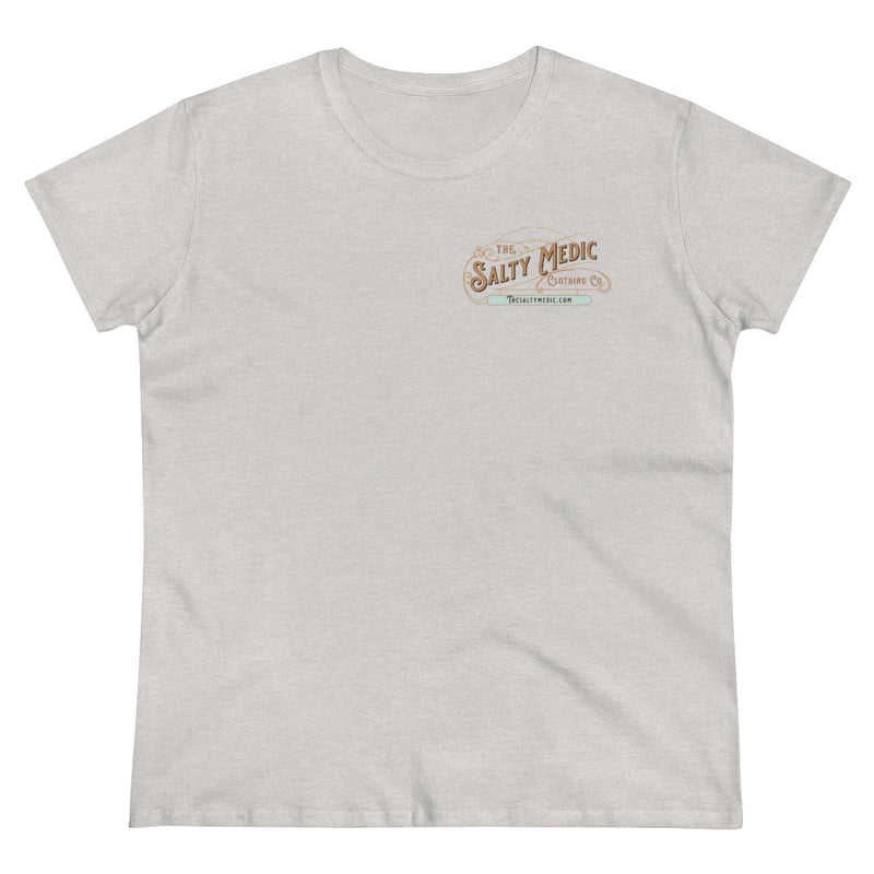 We Will Never Forget Women's Midweight Cotton Tee - Salty Medic Clothing Co.