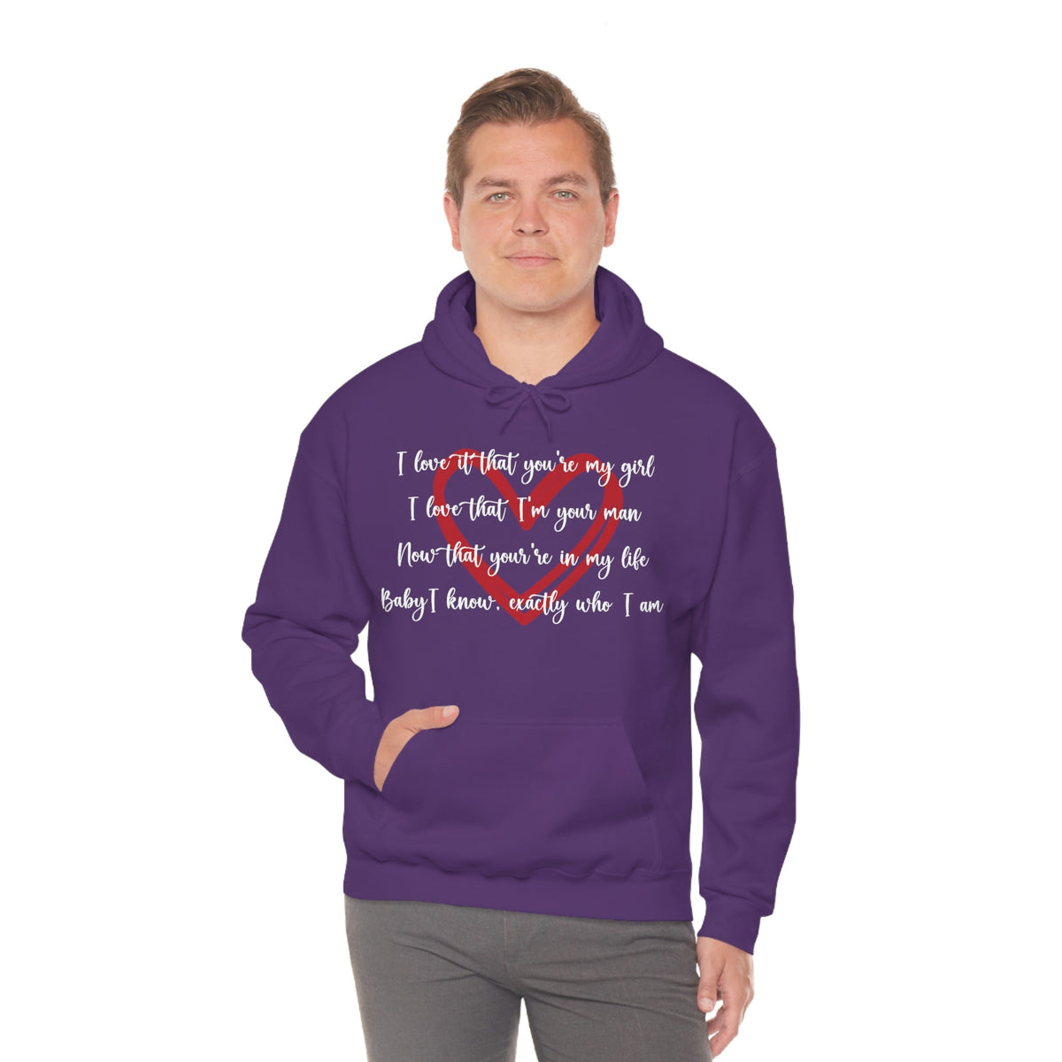 Who I Am Unisex Heavy Blend™ Hooded Sweatshirt