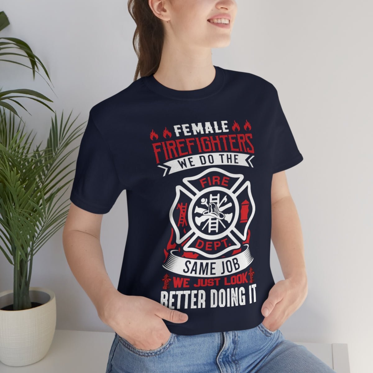 Women Firefighters Short Sleeve Tee - Salty Medic Clothing Co.