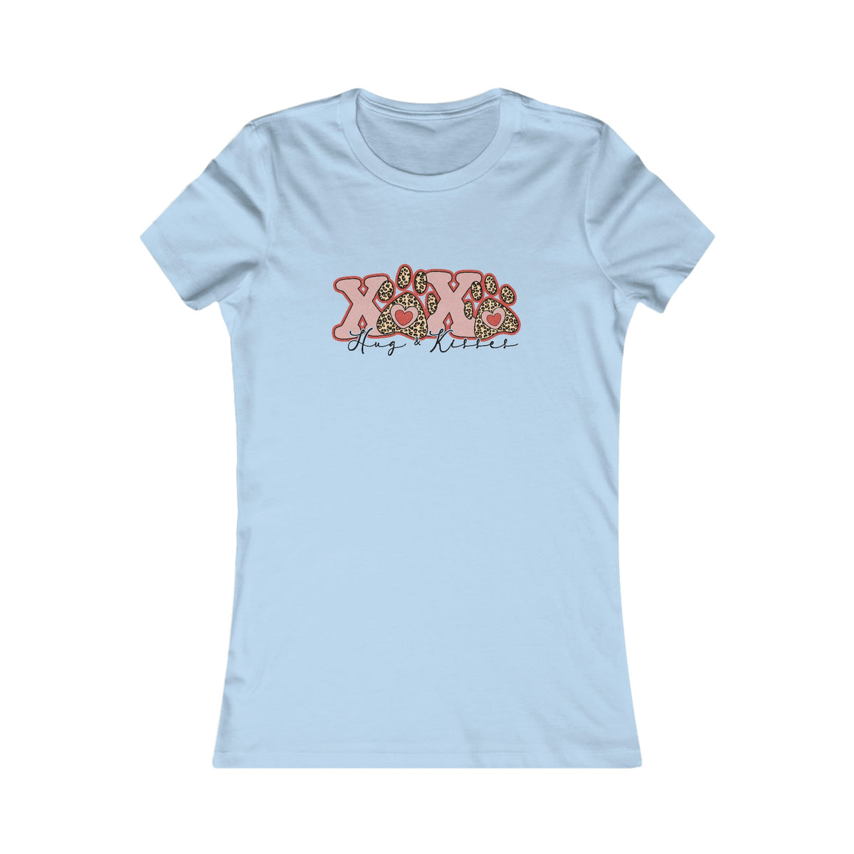 X & O's Women's Tee Baby Blue