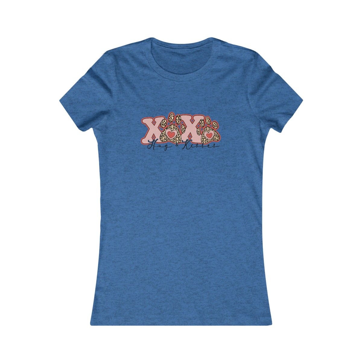 X & O's Women's Tee Heather True Royal