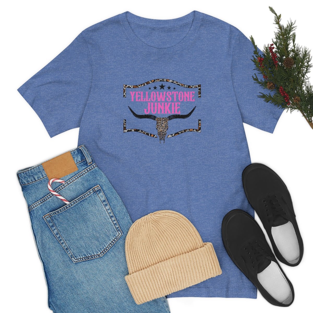 Yellowstone Junkie Women's Short Sleeve Tee - Salty Medic Clothing Co.