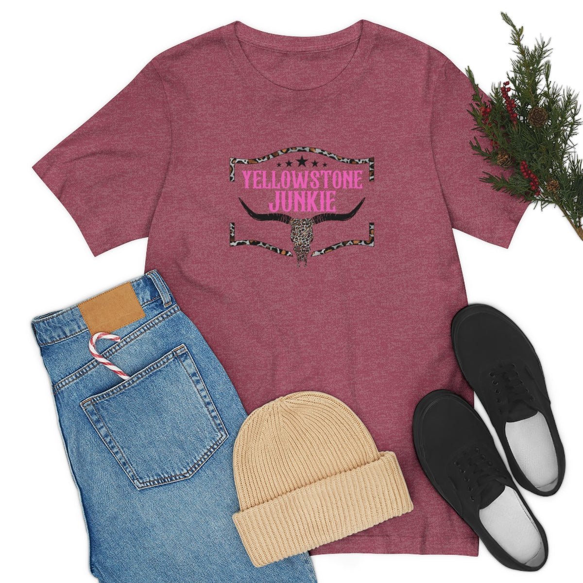 Yellowstone Junkie Women's Short Sleeve Tee - Salty Medic Clothing Co.