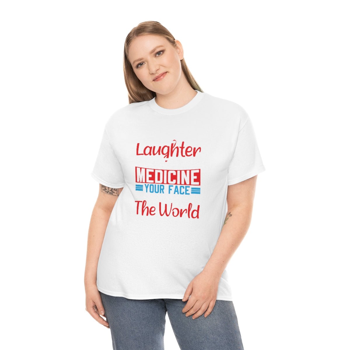 Your Face Is Curing The World Cotton Tee