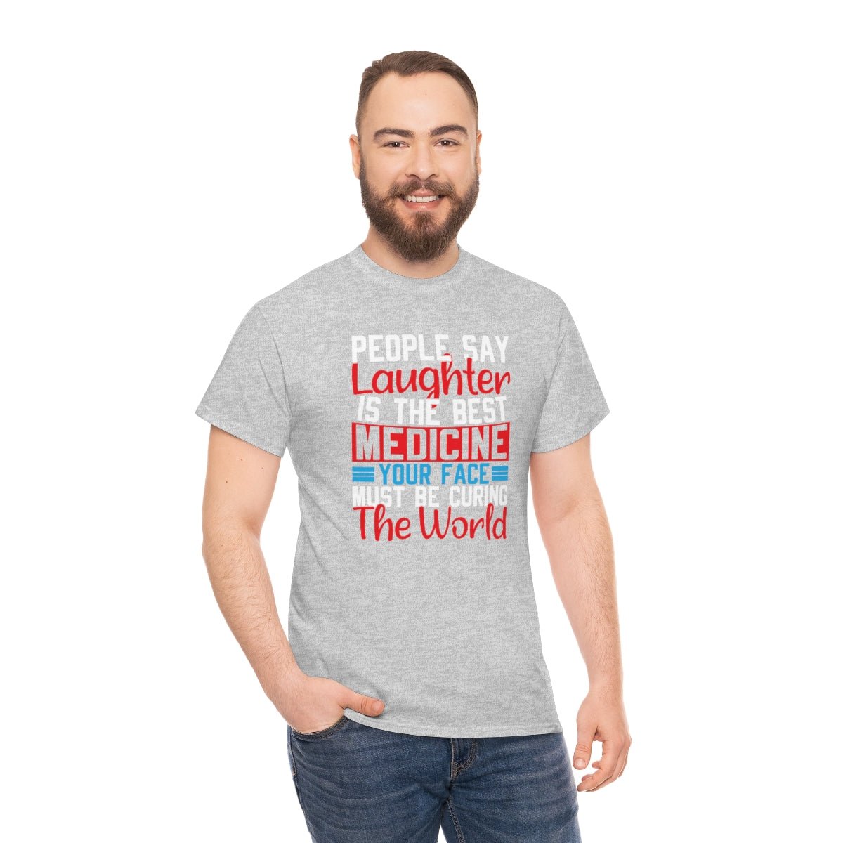 Your Face Is Curing The World Cotton Tee