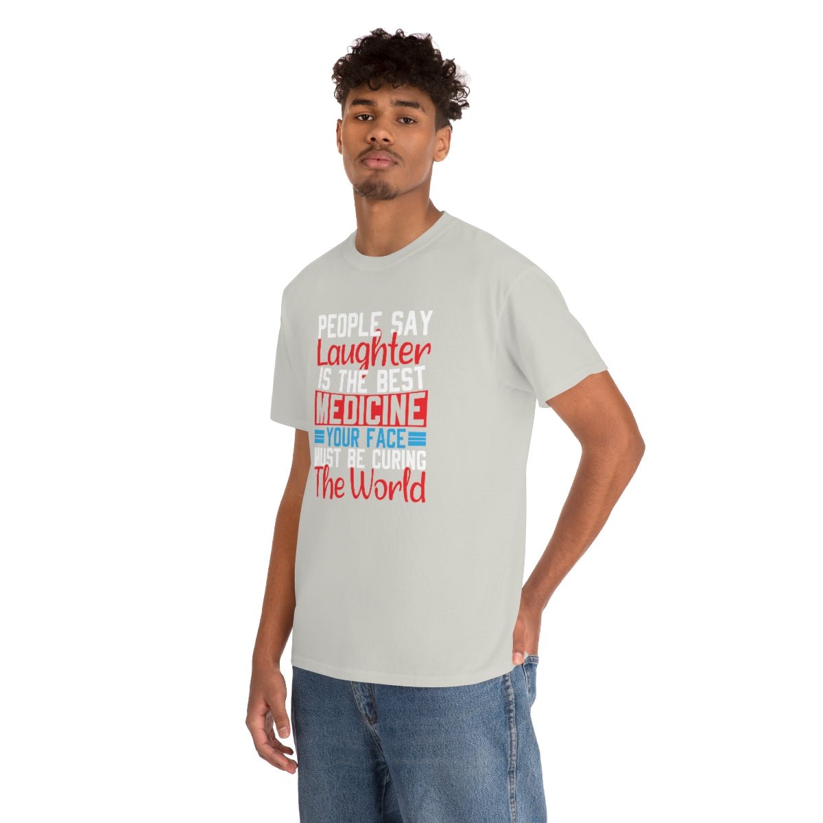 Your Face Is Curing The World Cotton Tee