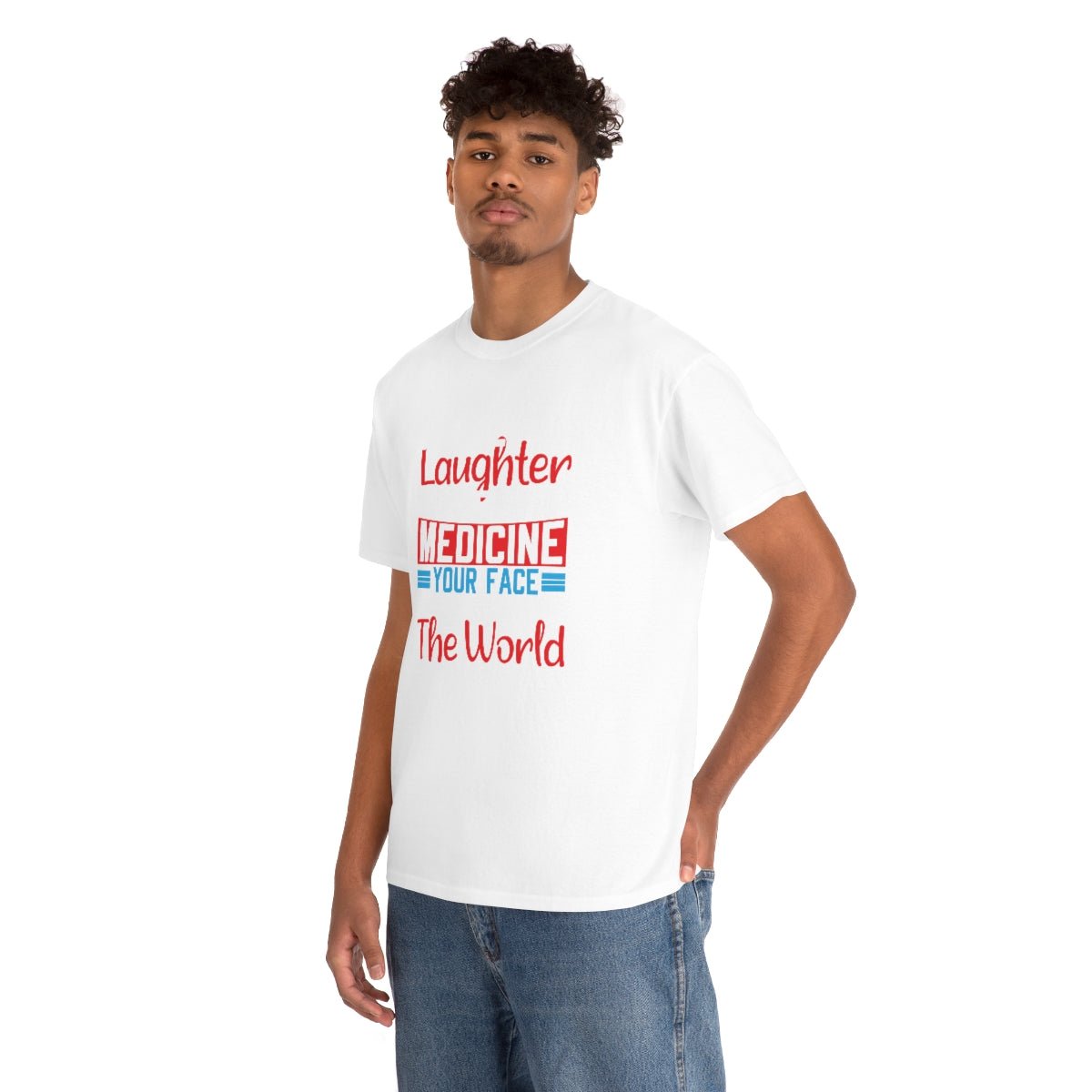 Your Face Is Curing The World Cotton Tee