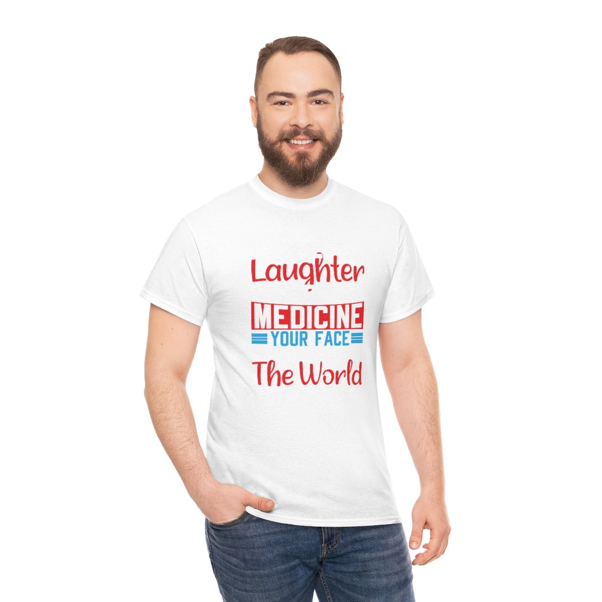 Your Face Is Curing The World Cotton Tee