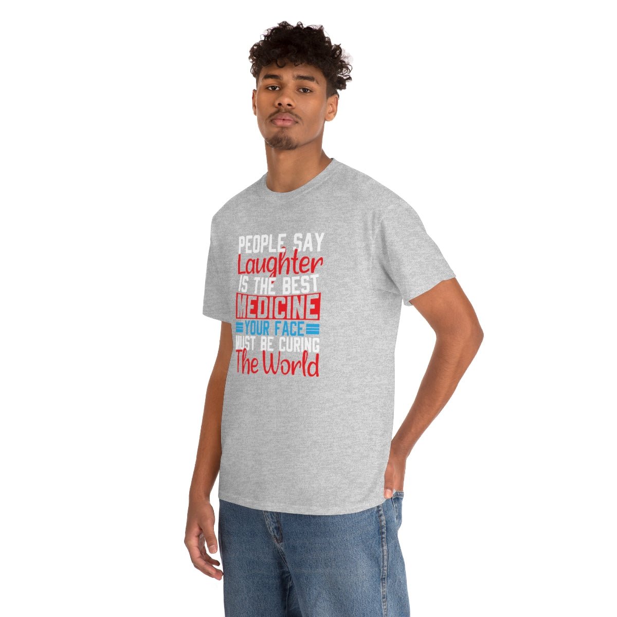 Your Face Is Curing The World Cotton Tee