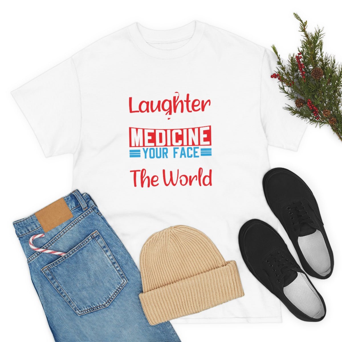 Your Face Is Curing The World Cotton Tee